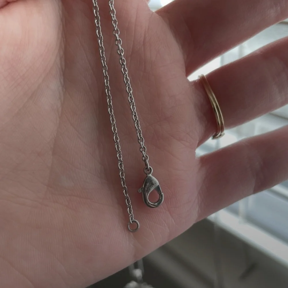 Sunburst Silver Necklace - Picture 3 of 3